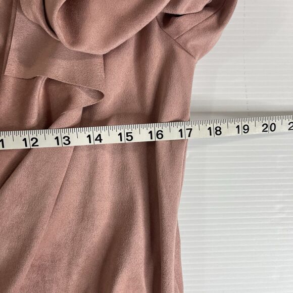 Kut From The Kloth Faux Suede Open Jacket in Pink Size S Cardigan Women's - Picture 7 of 7